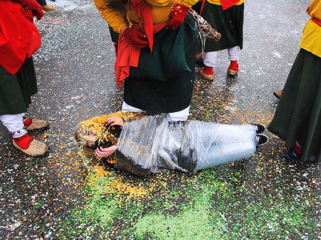 Impressionen vom Binzener Fasnachtsumzug