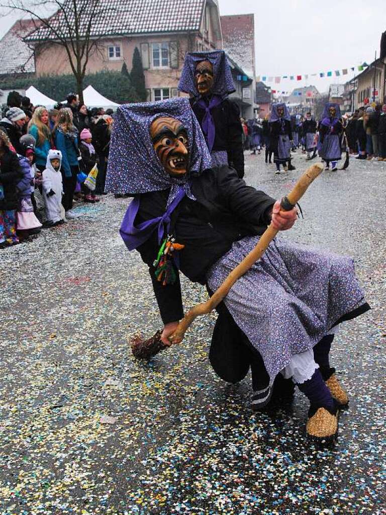 Impressionen vom Binzener Fasnachtsumzug