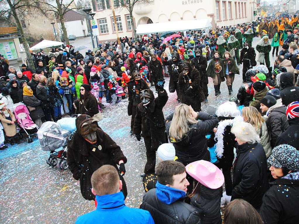 Impressionen vom Binzener Fasnachtsumzug