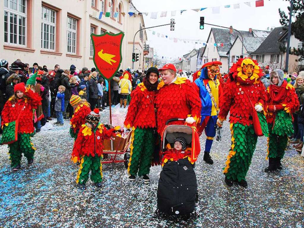 Impressionen vom Binzener Fasnachtsumzug