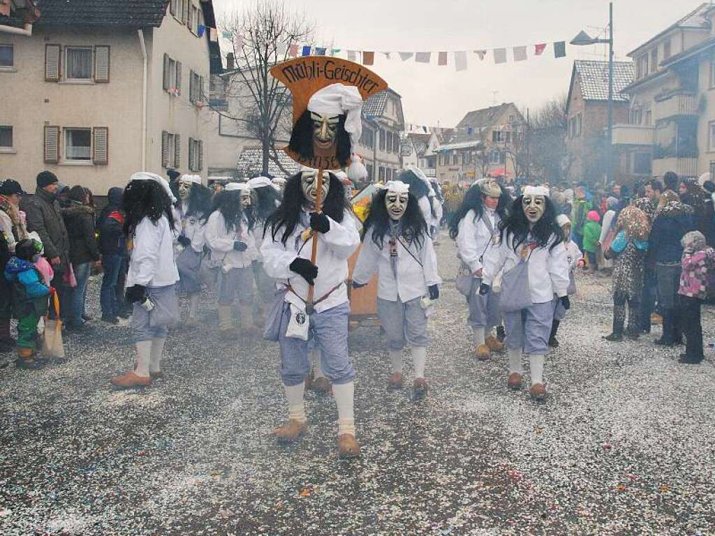 Impressionen vom Binzener Fasnachtsumzug