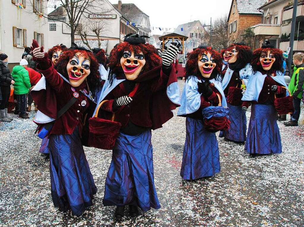 Impressionen vom Binzener Fasnachtsumzug