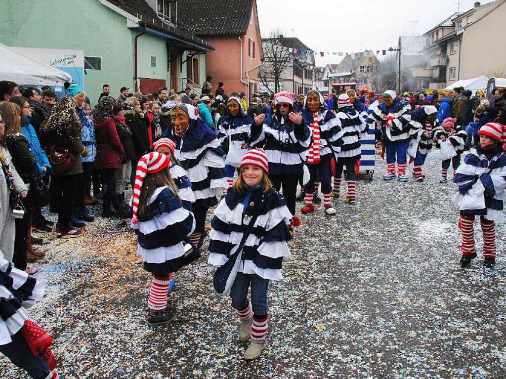 Impressionen vom Binzener Fasnachtsumzug