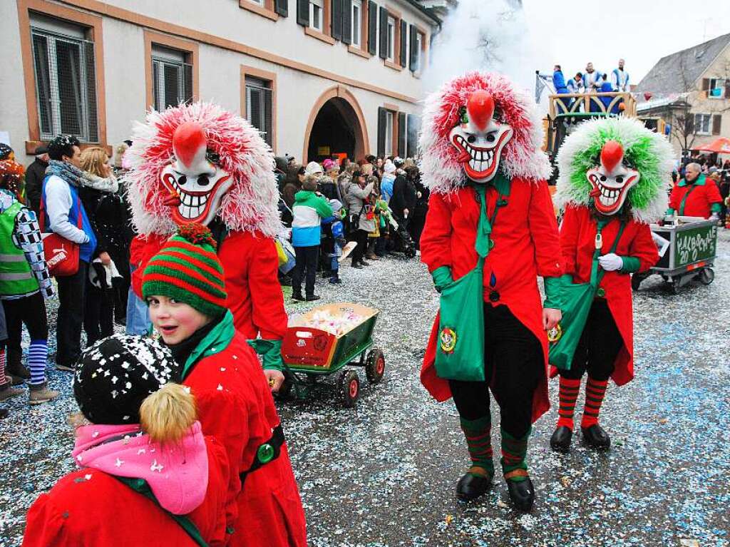 Impressionen vom Binzener Fasnachtsumzug