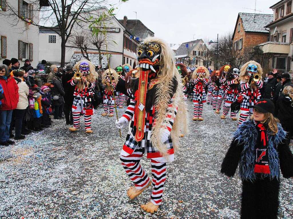 Impressionen vom Binzener Fasnachtsumzug