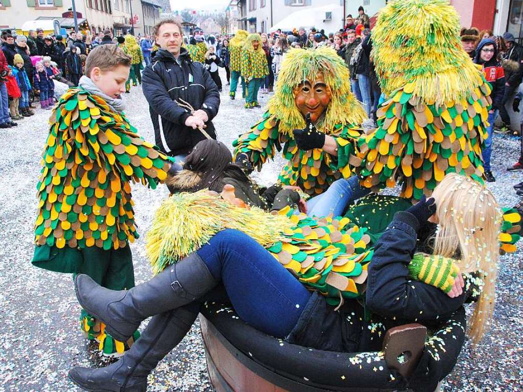 Impressionen vom Binzener Fasnachtsumzug