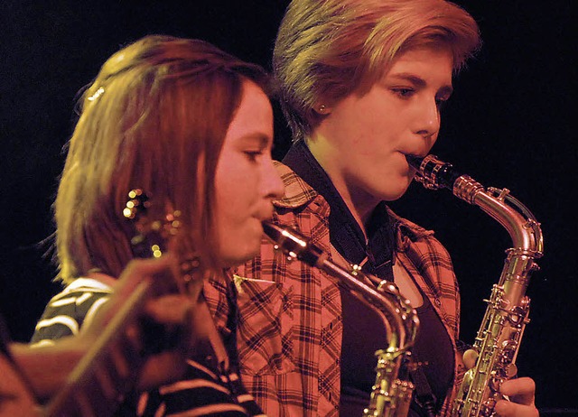 No Name hie die Formation dieser beiden Saxofonistinnen.    | Foto: BZ