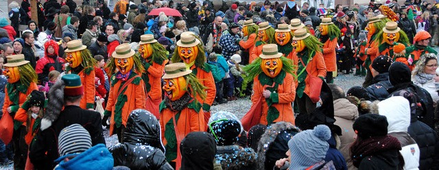 Mords was los war gestern beim Binzener Fasnachtsumzug.  | Foto: Sedlak