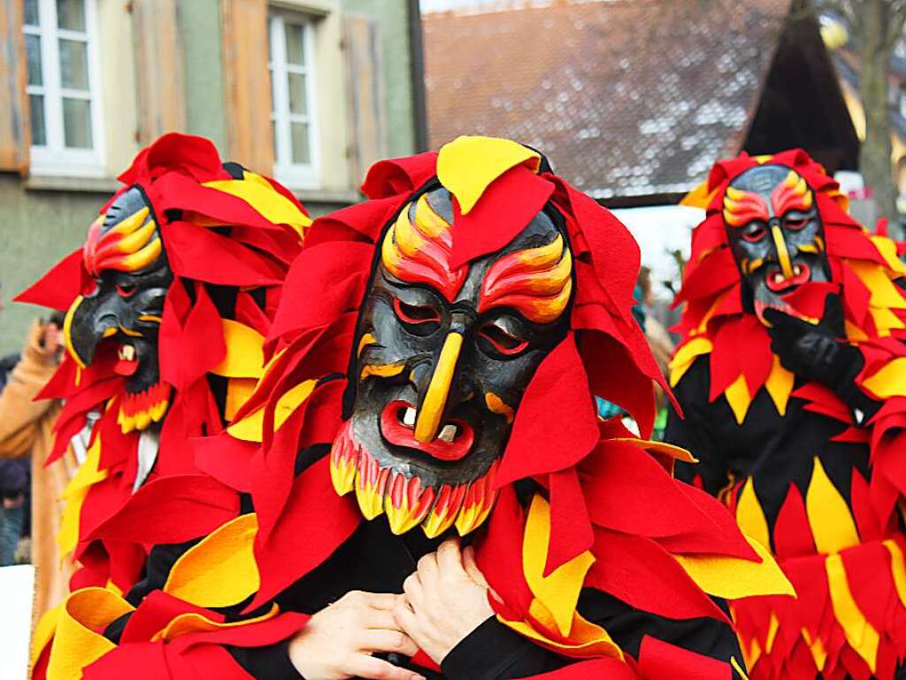 Impressionen vom Narrenumzug in Merdingen