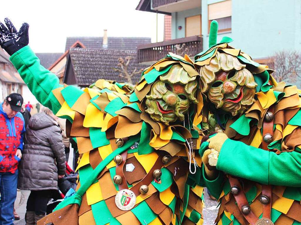 Impressionen vom Narrenumzug in Merdingen