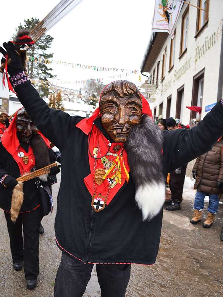 Viele Narrengruppen und <?ZP?>
Besucher machen den Umzug in Friedenweiler zu einem tollen Erlebnis.