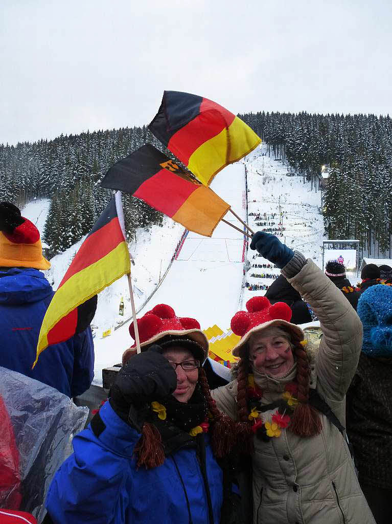 Eindrcke vom Weltcup-Skispringen am 7. und 8. Februar in Neustadt