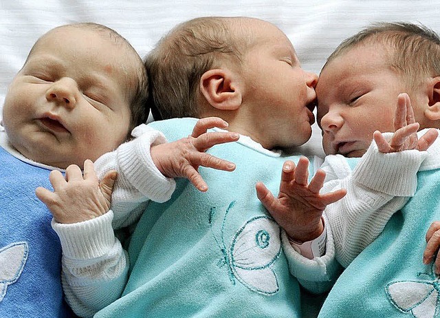 Babys auf einer deutschen Suglingsstation   | Foto: dpa