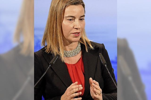Mogherini sieht Chance für Lösung des Atomstreits