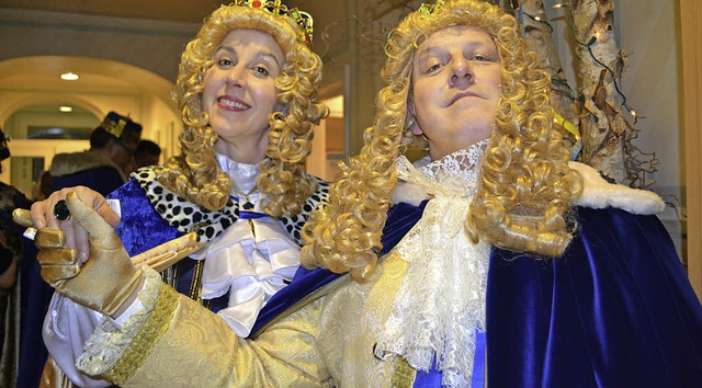 Elke Hochstatter und Egon Klauser beim   Ball Royal.   | Foto: Paul Berger