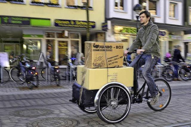 Fünf Freiburger wollen kostenlose Lastenräder nach Freiburg bringen