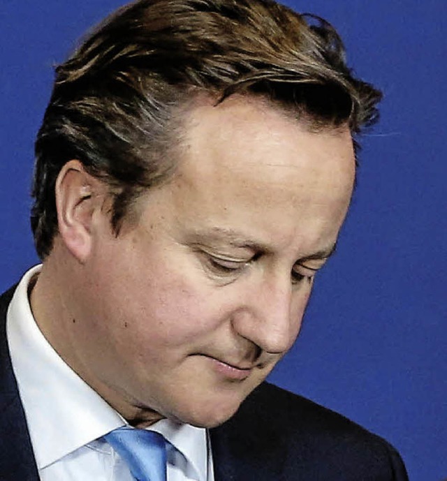 David Cameron hlt sich im Ukraine-Konflikt auffallend zurck.   | Foto: dpa
