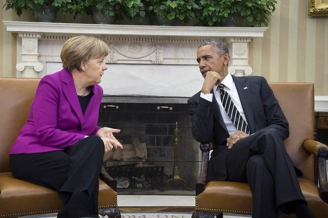 Obama bestärkt Merkel