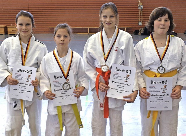 Die Judokas des TV-Neuenburg zeigten b...inzelmeisterschaften tolle Leistungen.  | Foto: Privat