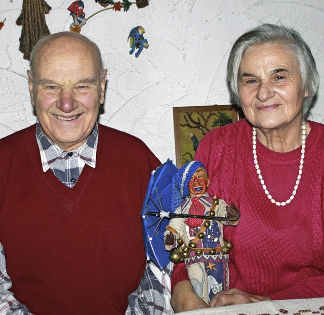 Magdalena und Herbert Fitzke entdeckte...s Jahr feiern sie diamantene Hochzeit.  | Foto: Martha Weishaar