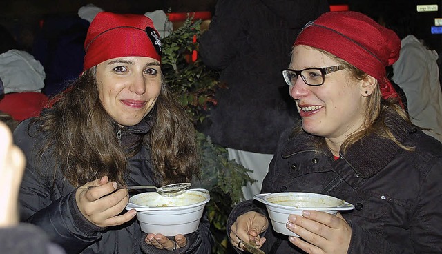 Am Donnerstag kann wieder die weltbeste Bohnesupp&#8217; gelffelt werden.   | Foto: archivfoto: hubert rderer