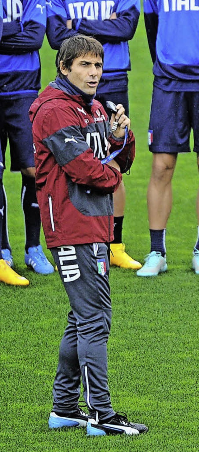 Seine Tage als Trainer der Squadra Azzurra knnten gezhlt sein: Antonio Conte.  | Foto: dpa
