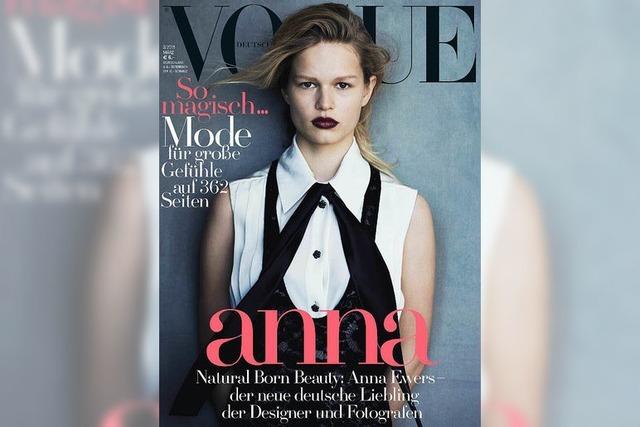 Die Freiburgerin Anna Ewers ist auf dem Cover der Vogue - gleich fnfmal