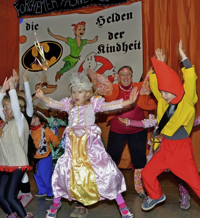 Forchheim. Die Kindergartenkinder bei der Tanzauffhrung.  | Foto: Roland Vitt