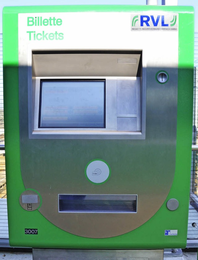Die Sperren fr den Einzug von Kreditk...-Ticketautomaten bald entfernt werden.  | Foto: Ulrich Senf