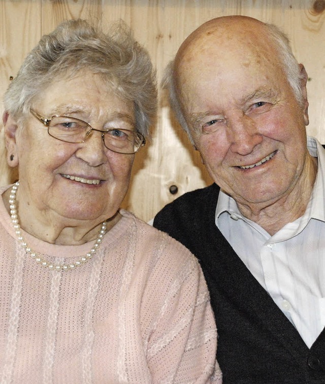 Heirat vor 60 Jahren:  Katharina und Georg Binder   | Foto: Maja Tolsdorf