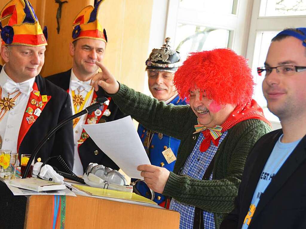 Die Narren waren am dritten Faien in Laufenburg obenauf.