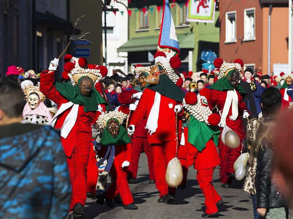 Wilde Schuttig beim Umzug