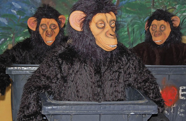 Eine Klasse fr sich war die Affen-Crew!  | Foto: Jutta Binner-Schwarz