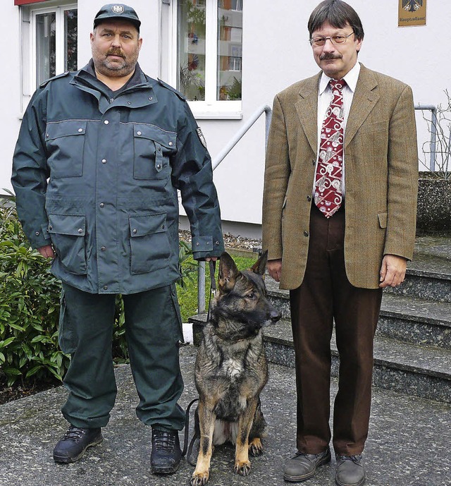 Klaus-Dieter Behringer (links), Zamba und Volker Knzle   | Foto: ZVG