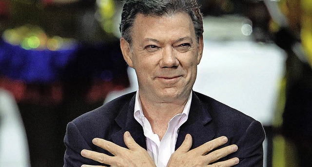 Prsident Juan Manuel Santos  | Foto: DPA