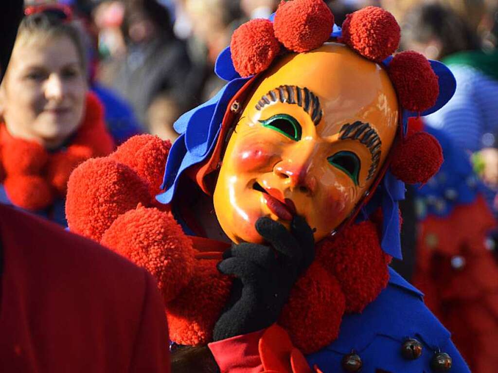 Kunterbunt ging es zu beim Fasnetumzug in Buchenbach.