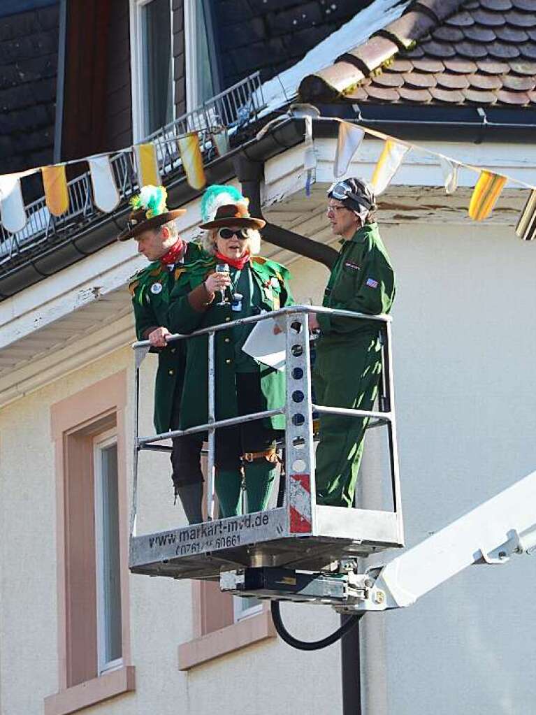 Kunterbunt ging es zu beim Fasnetumzug in Buchenbach.