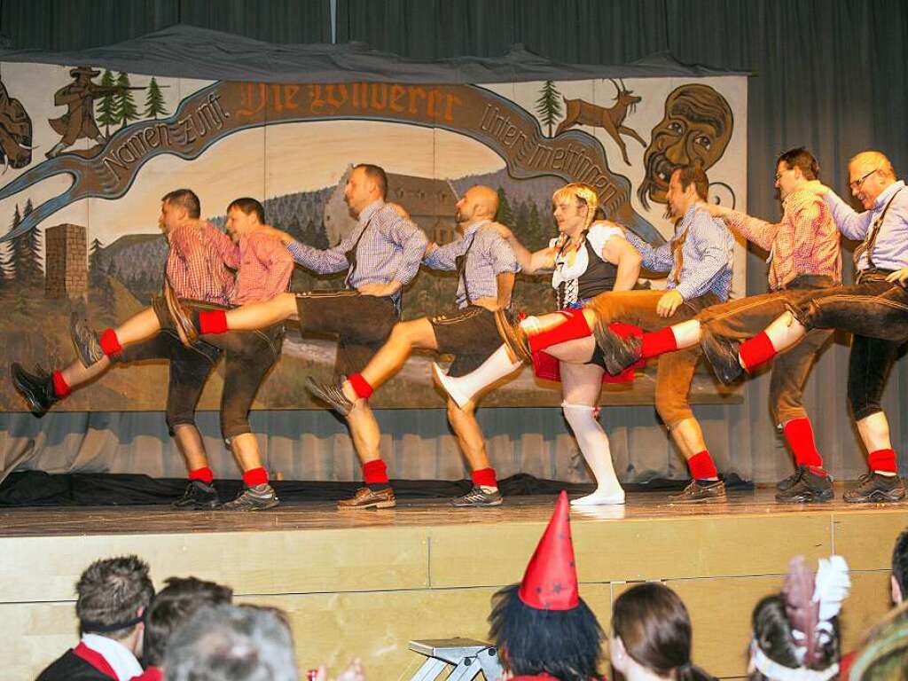 Die strammen Burschen und die Heidi vom Mnnerballett