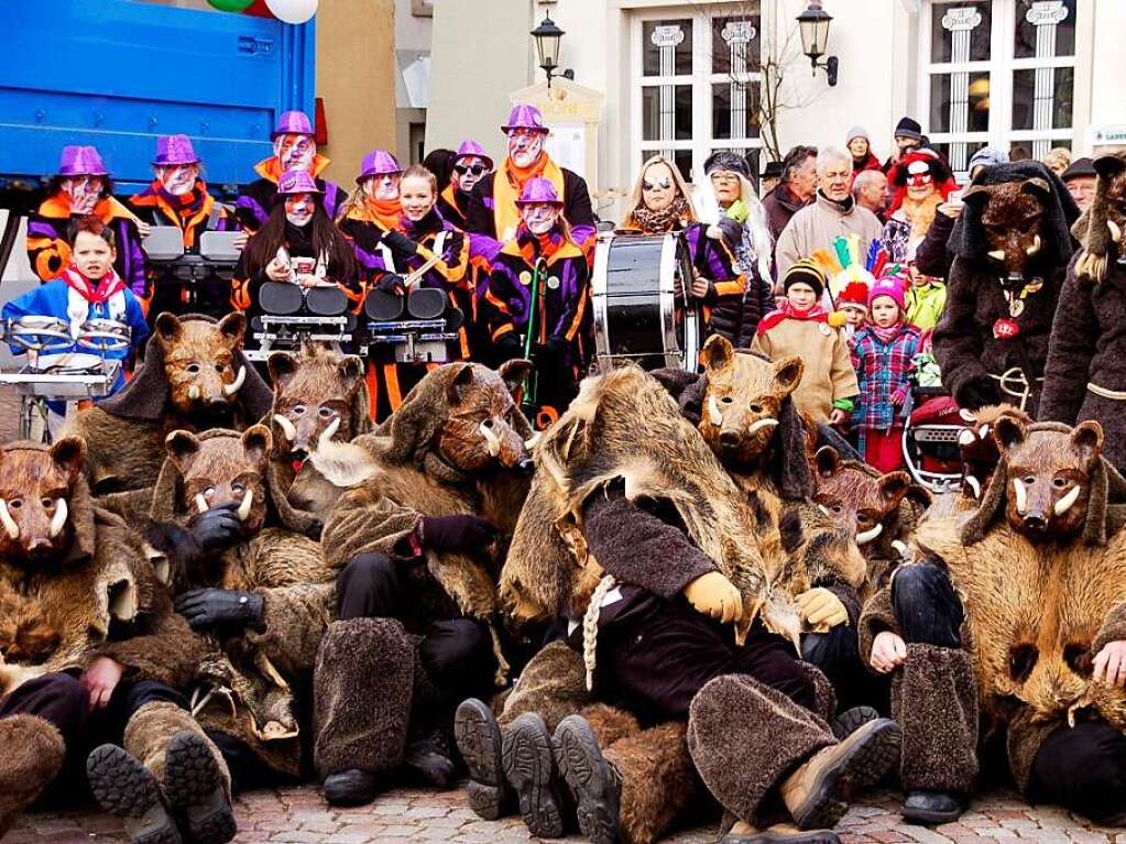 Impressionen vom Narresamschtig in Bad Sckingen