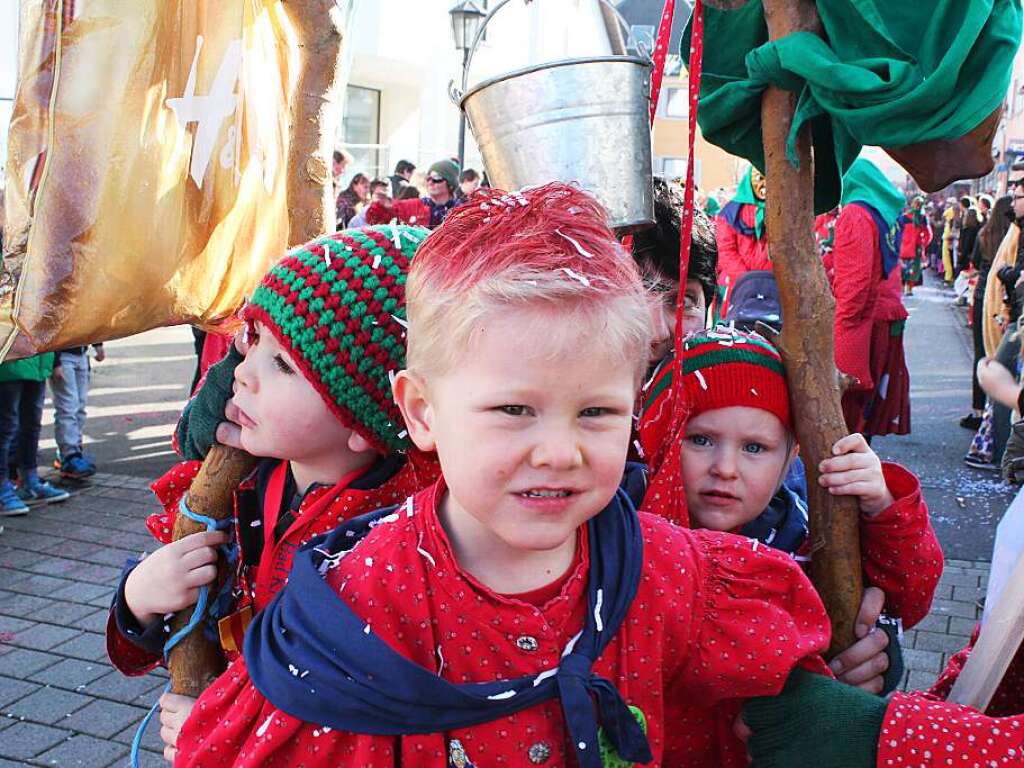 Viel zu sehen gab es beim Fasnet-Umzug in Bad Krozingen