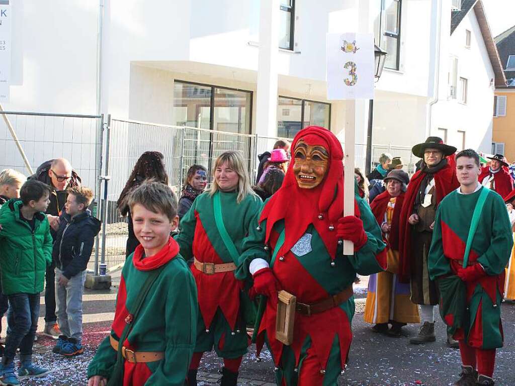 Viel zu sehen gab es beim Fasnet-Umzug in Bad Krozingen