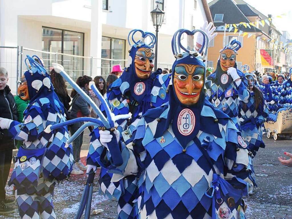 Viel zu sehen gab es beim Fasnet-Umzug in Bad Krozingen