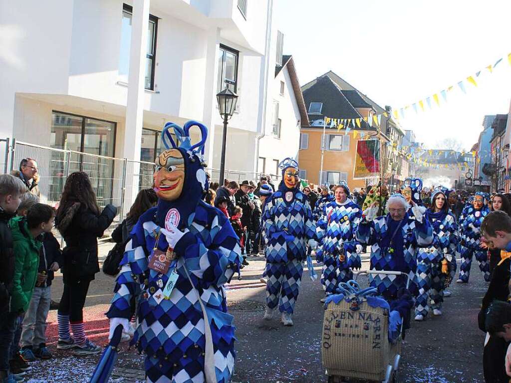 Viel zu sehen gab es beim Fasnet-Umzug in Bad Krozingen