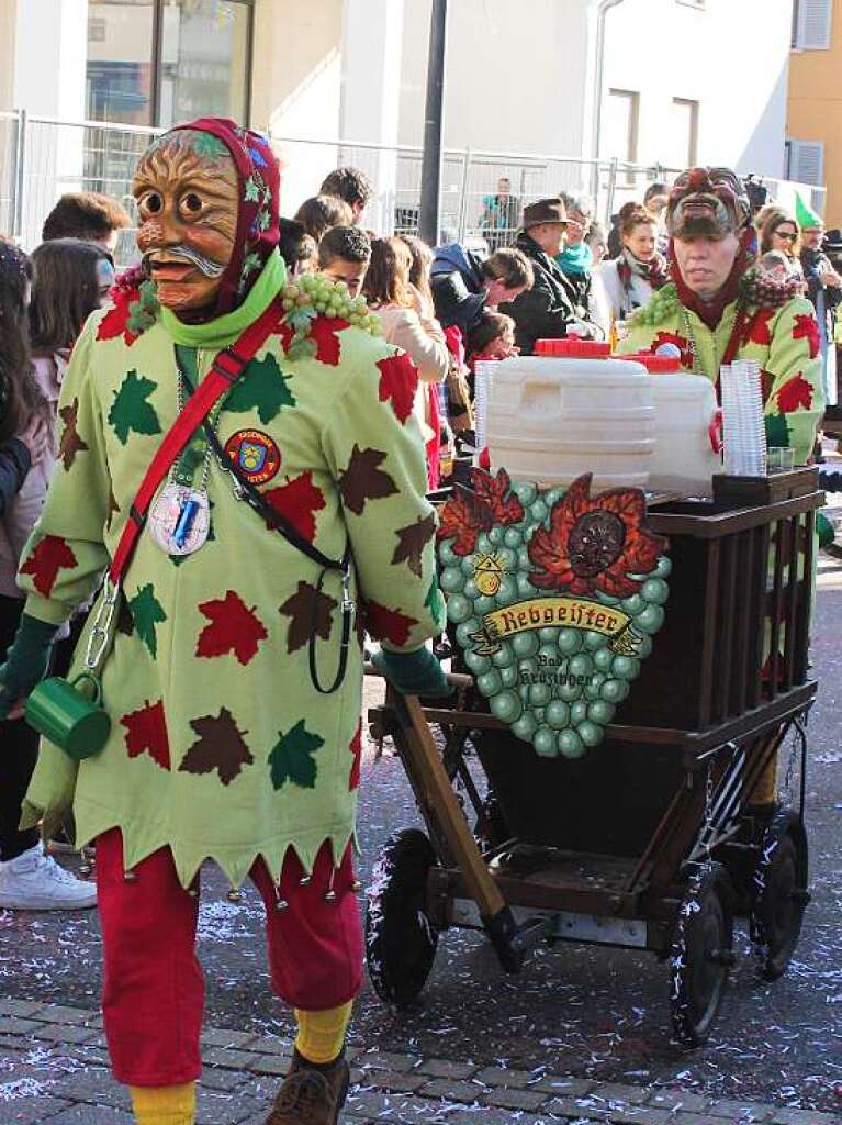 Viel zu sehen gab es beim Fasnet-Umzug in Bad Krozingen