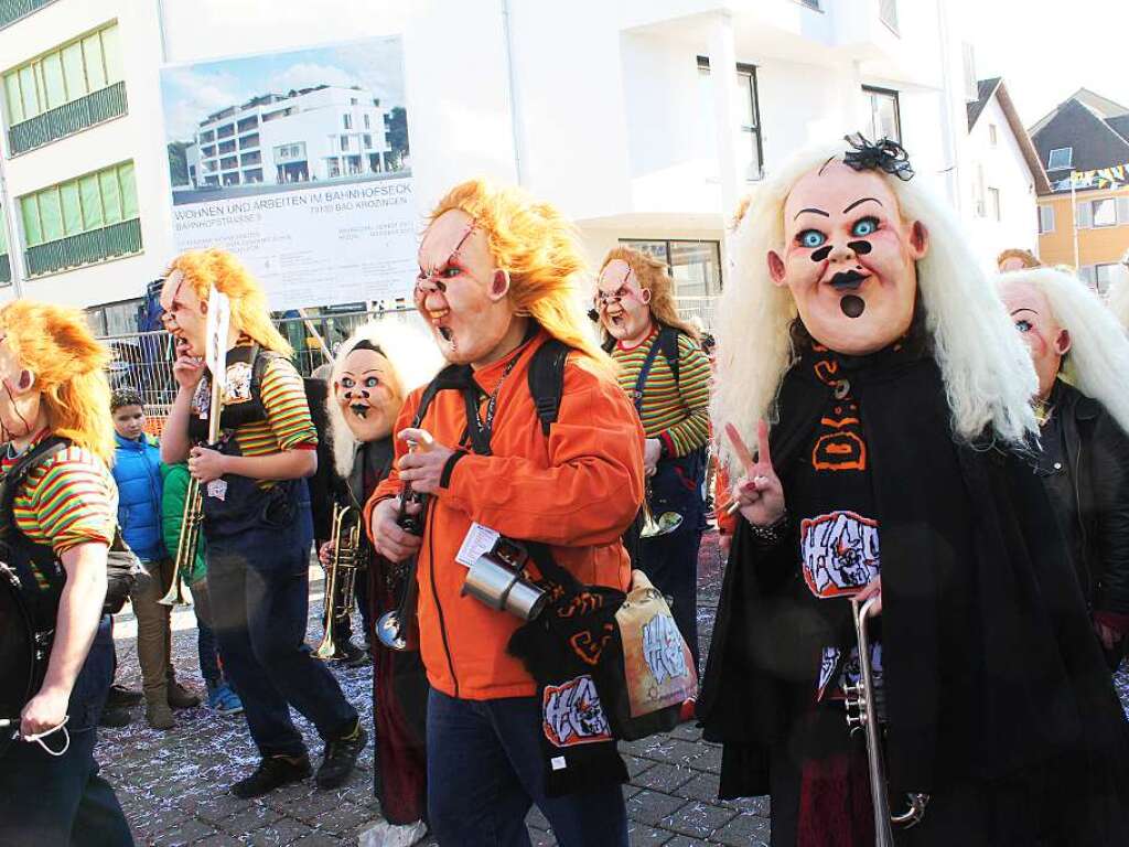 Viel zu sehen gab es beim Fasnet-Umzug in Bad Krozingen