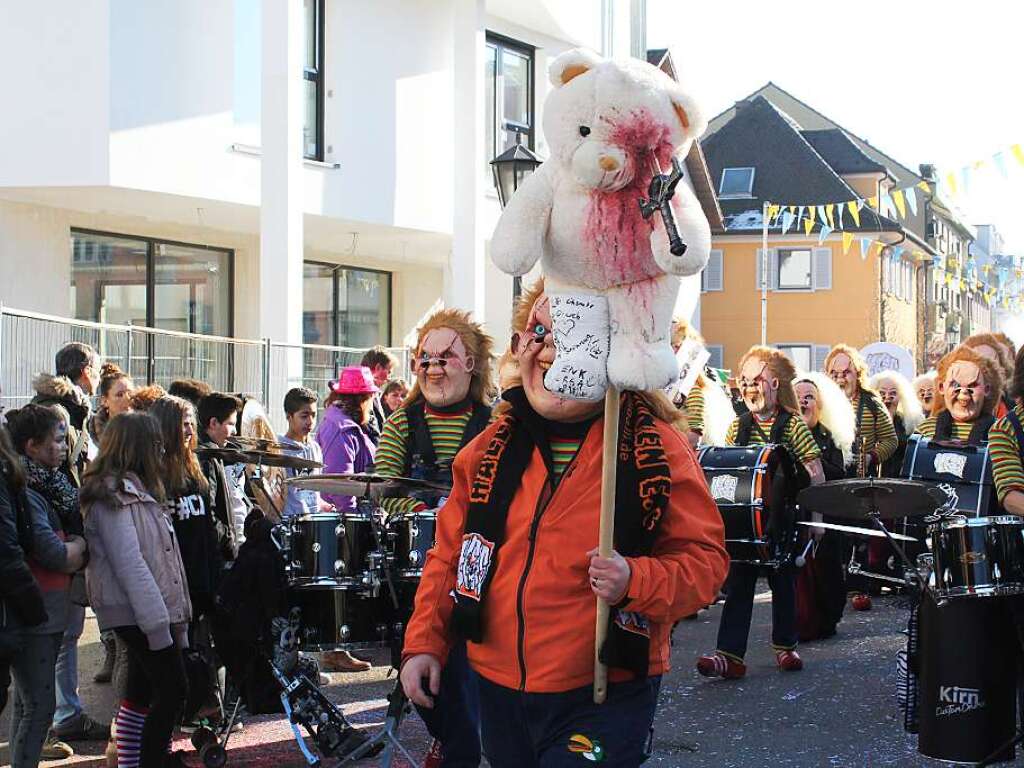 Viel zu sehen gab es beim Fasnet-Umzug in Bad Krozingen