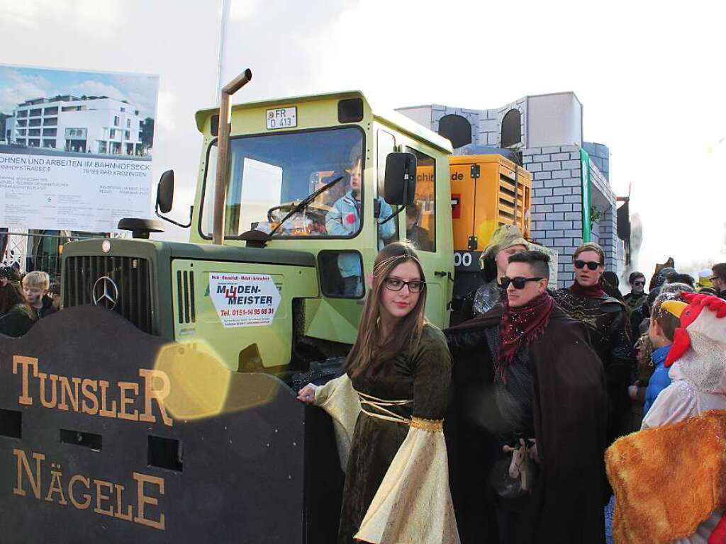 Viel zu sehen gab es beim Fasnet-Umzug in Bad Krozingen