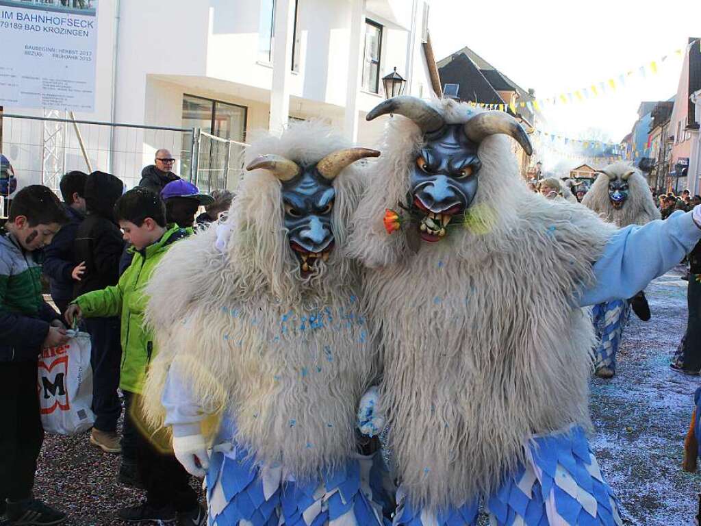 Viel zu sehen gab es beim Fasnet-Umzug in Bad Krozingen