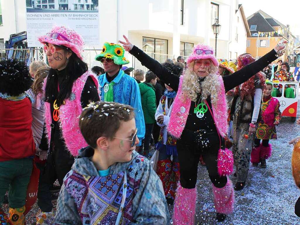 Viel zu sehen gab es beim Fasnet-Umzug in Bad Krozingen