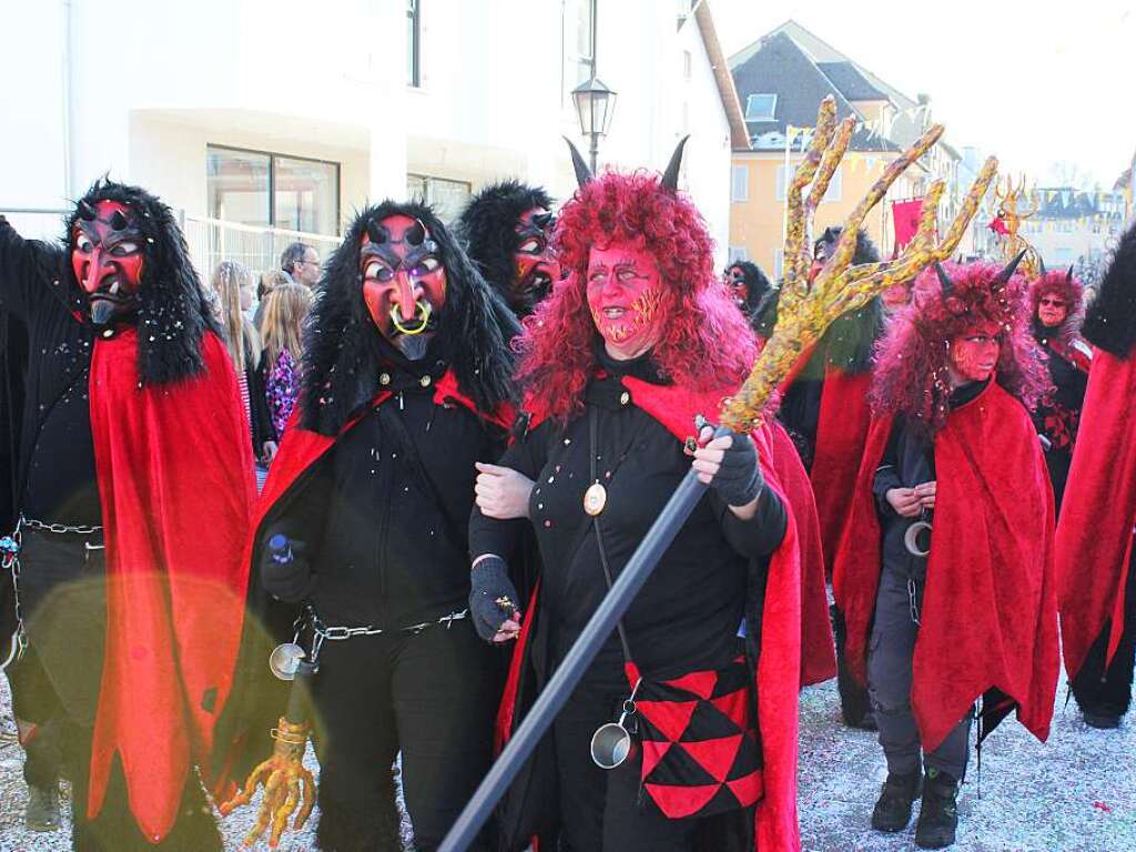 Viel zu sehen gab es beim Fasnet-Umzug in Bad Krozingen